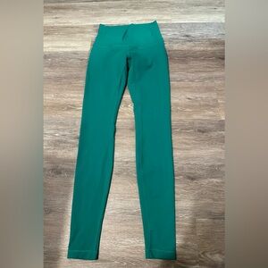 Lululemon Wunder Train HR Crop 23"L *Everlux tights are a size 6.